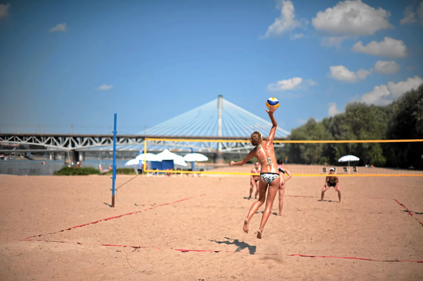 Plażowanie w Warszawie