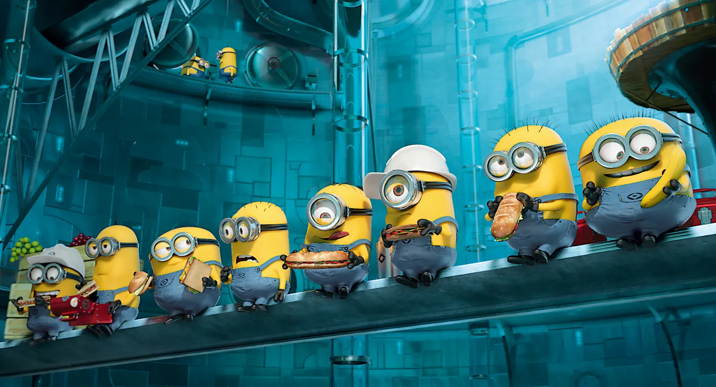 Minionki wygrywają z robotami i idiotami