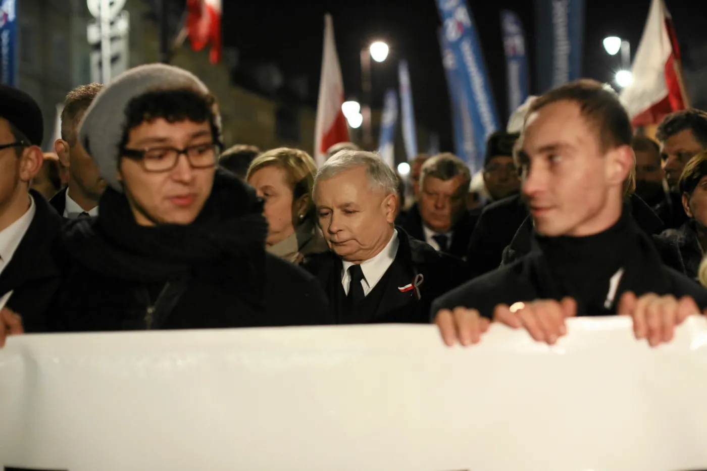 Wieczorny marsz PiS
