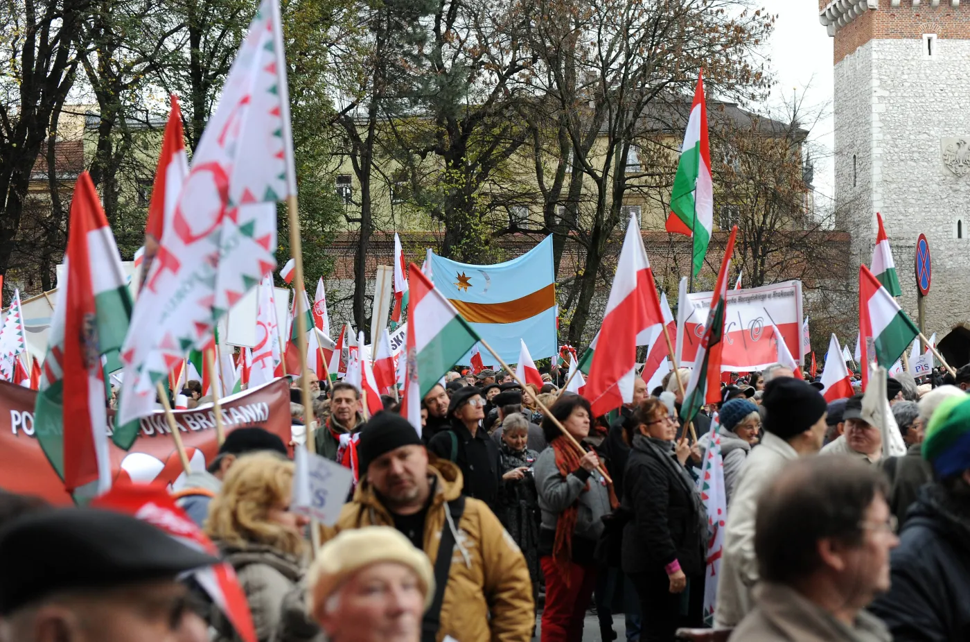 Marsz PiS w Krakowie