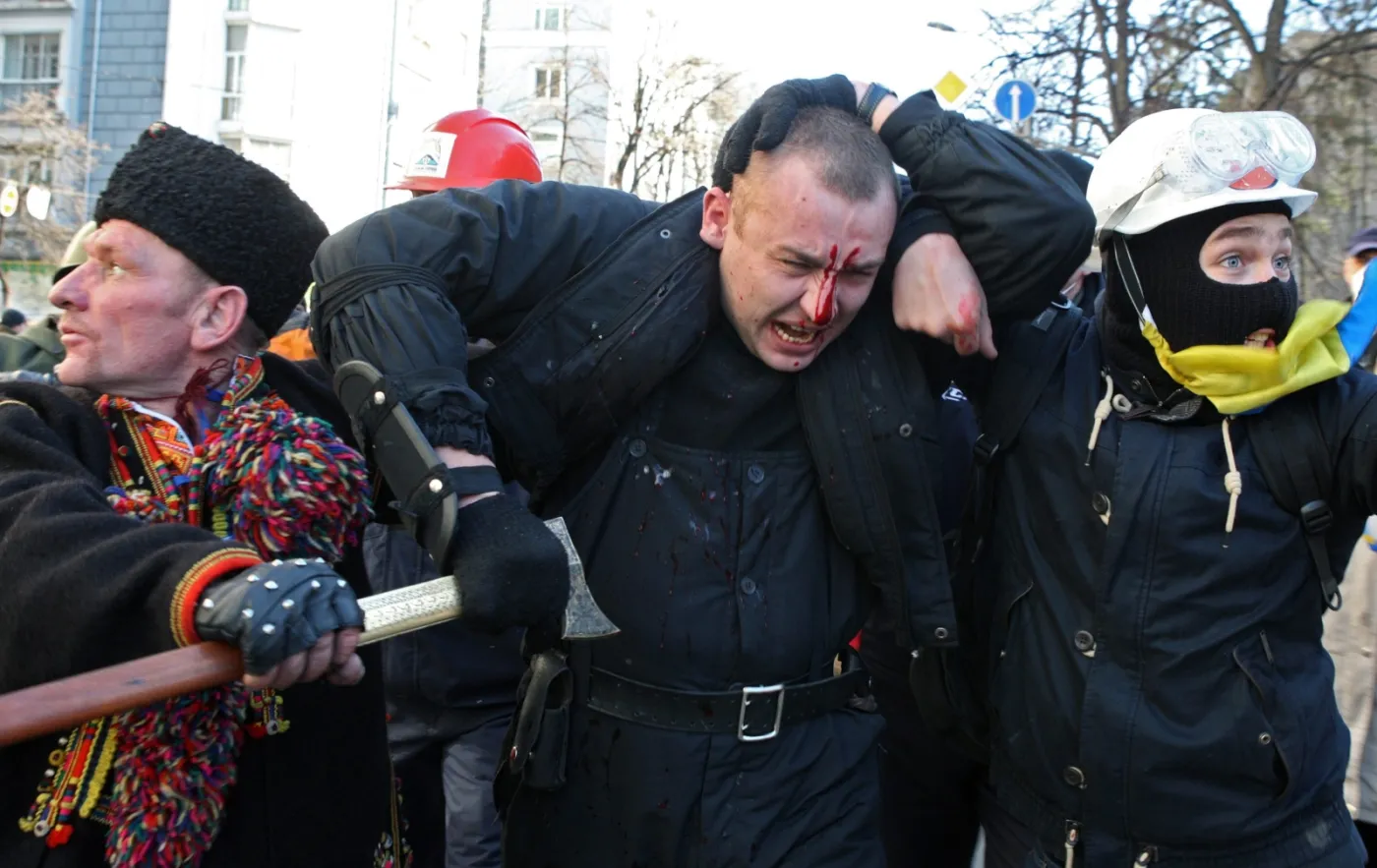 Dramatyczny apel z Majdanu do świata. "Mamy tu krwawą dyktaturę, nie bądźcie obojętni"