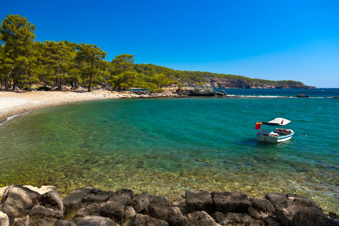 Phaselis Turcja plaża