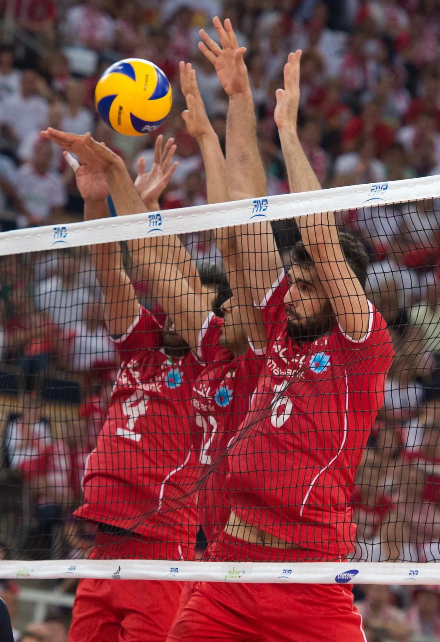 Irańczycy Mir Saeid S. Marouf (L), Mojtaba M. Mirzajanpour (C), Mousavi Eraghi Seyed Mohammad