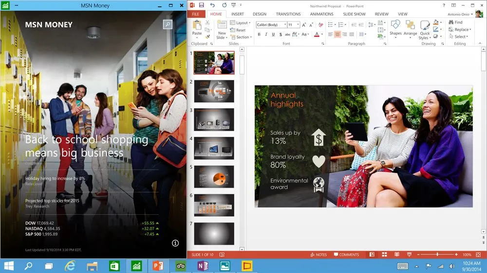 Premiera Windows 10