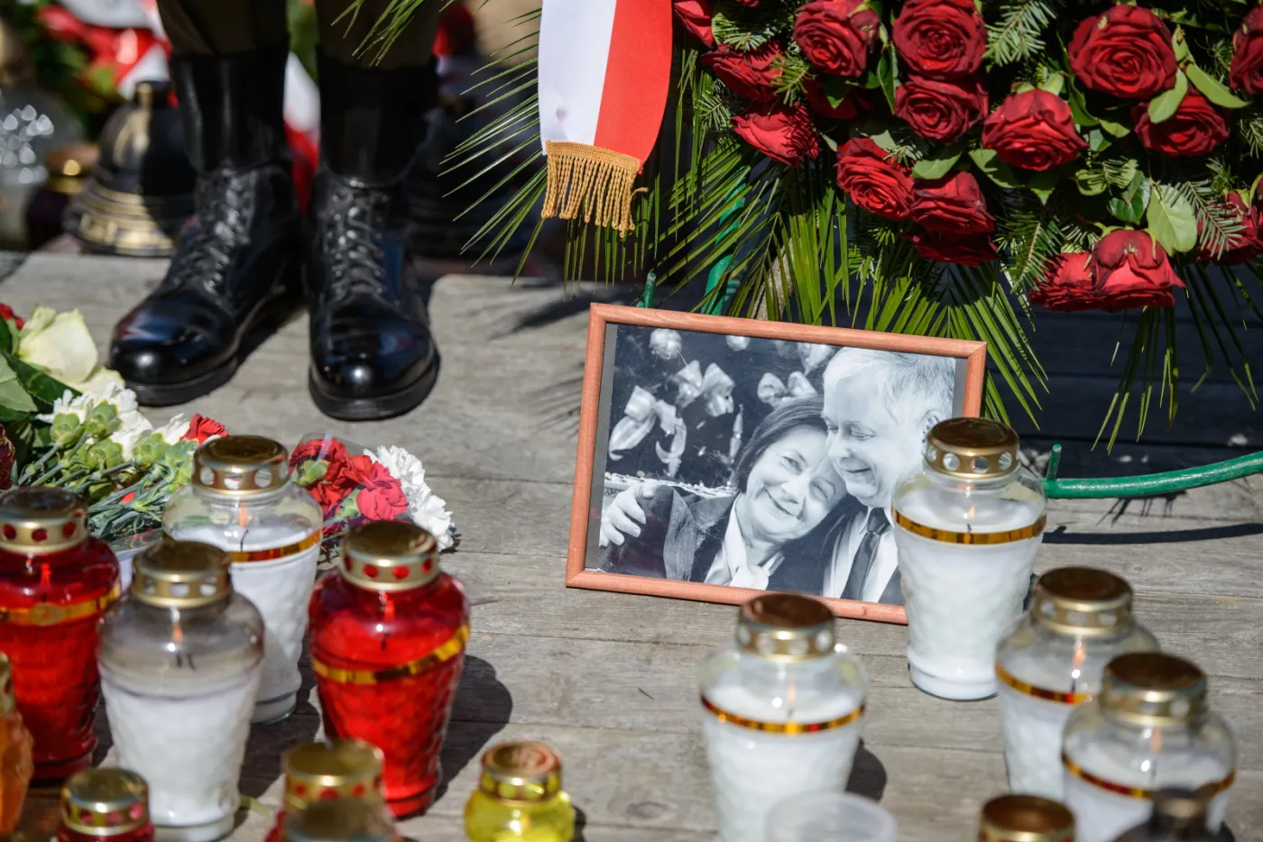 10 kwietnia 2015 roku. Uroczystości na miejscu katastrofy smoleńskiej