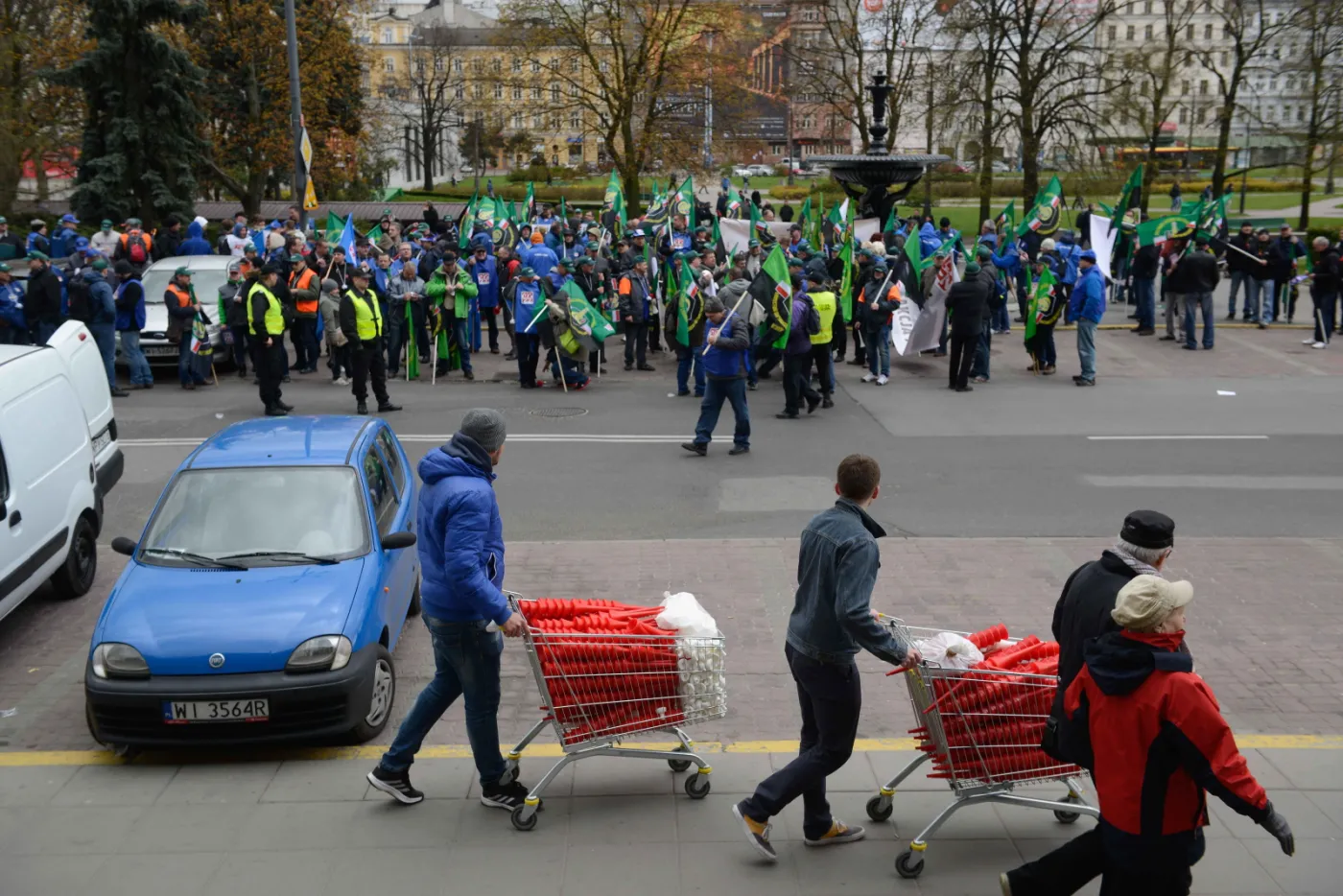 Protest w Warszawie