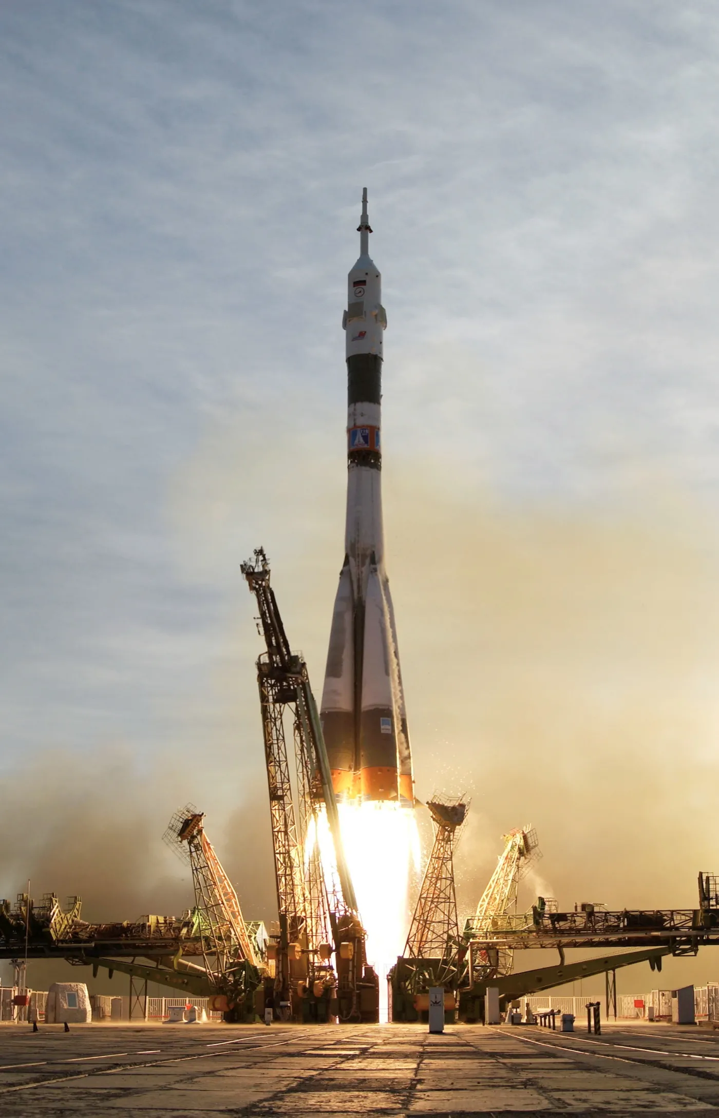 Rosyjska rakieta spadła 8 minut po starcie
