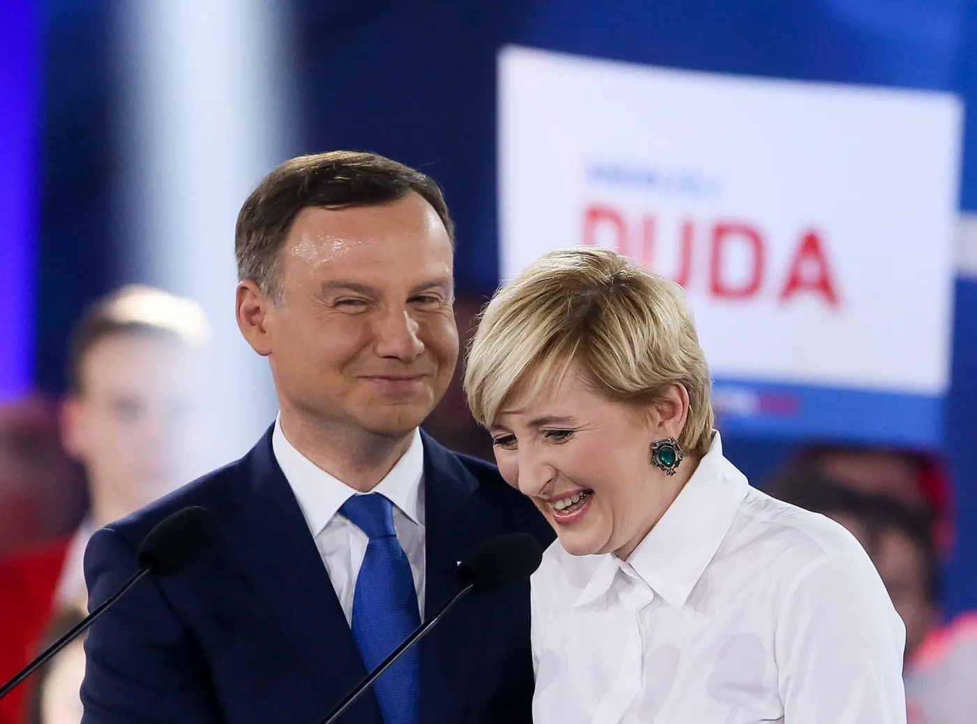 Andrzej Duda z żoną