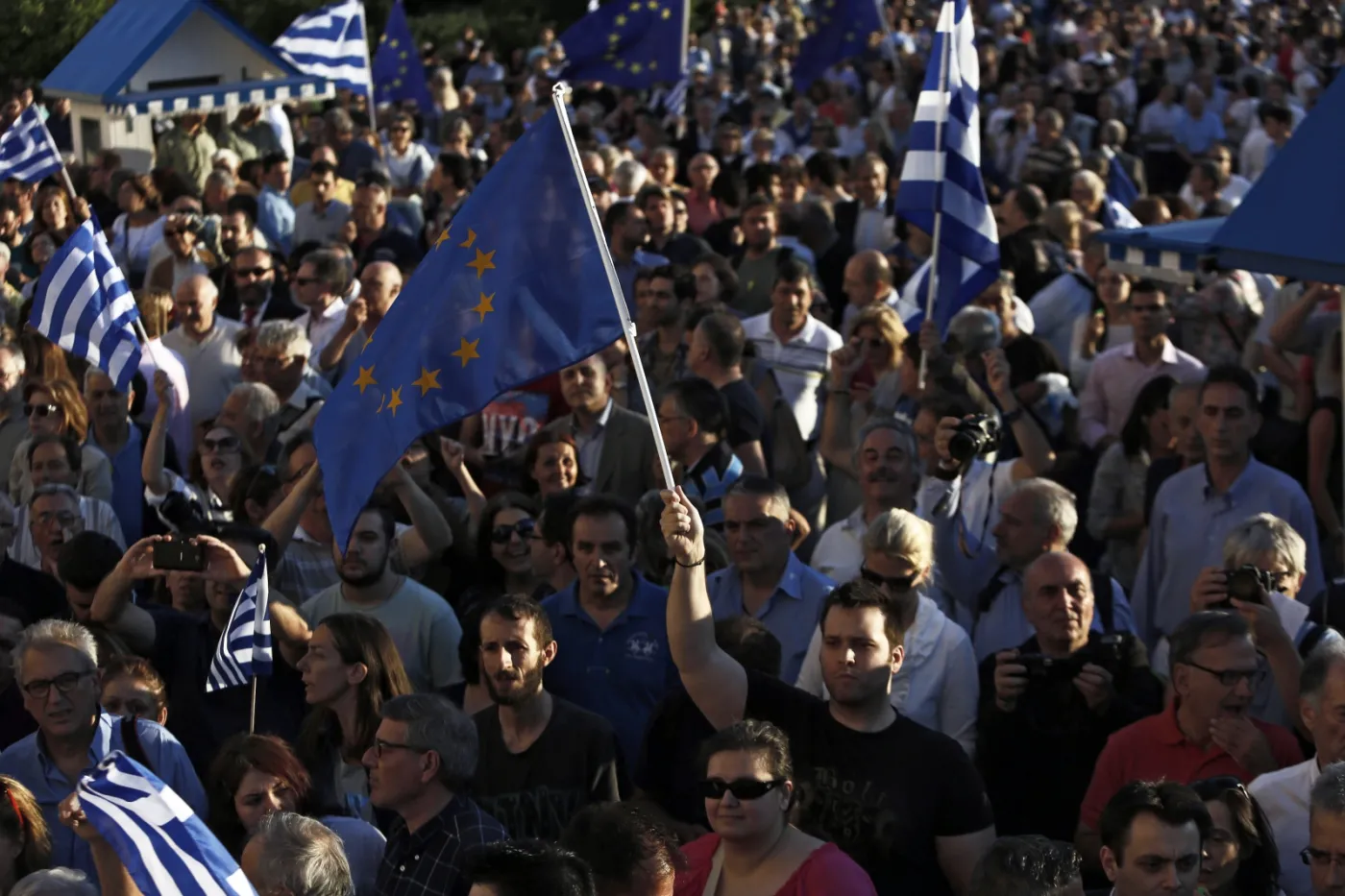 Manifestacja w Grecji