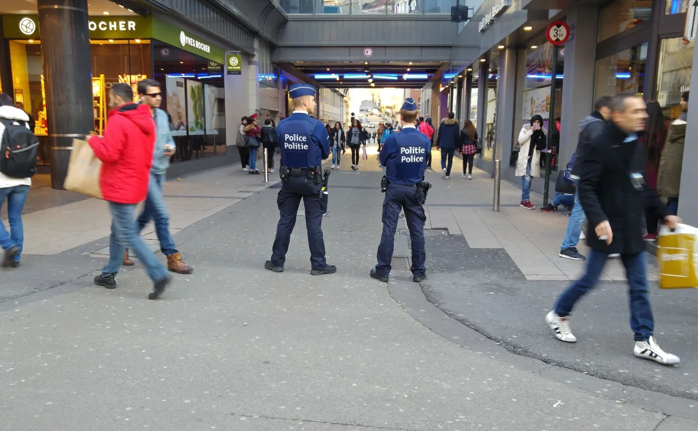 Belgijscy policjanci