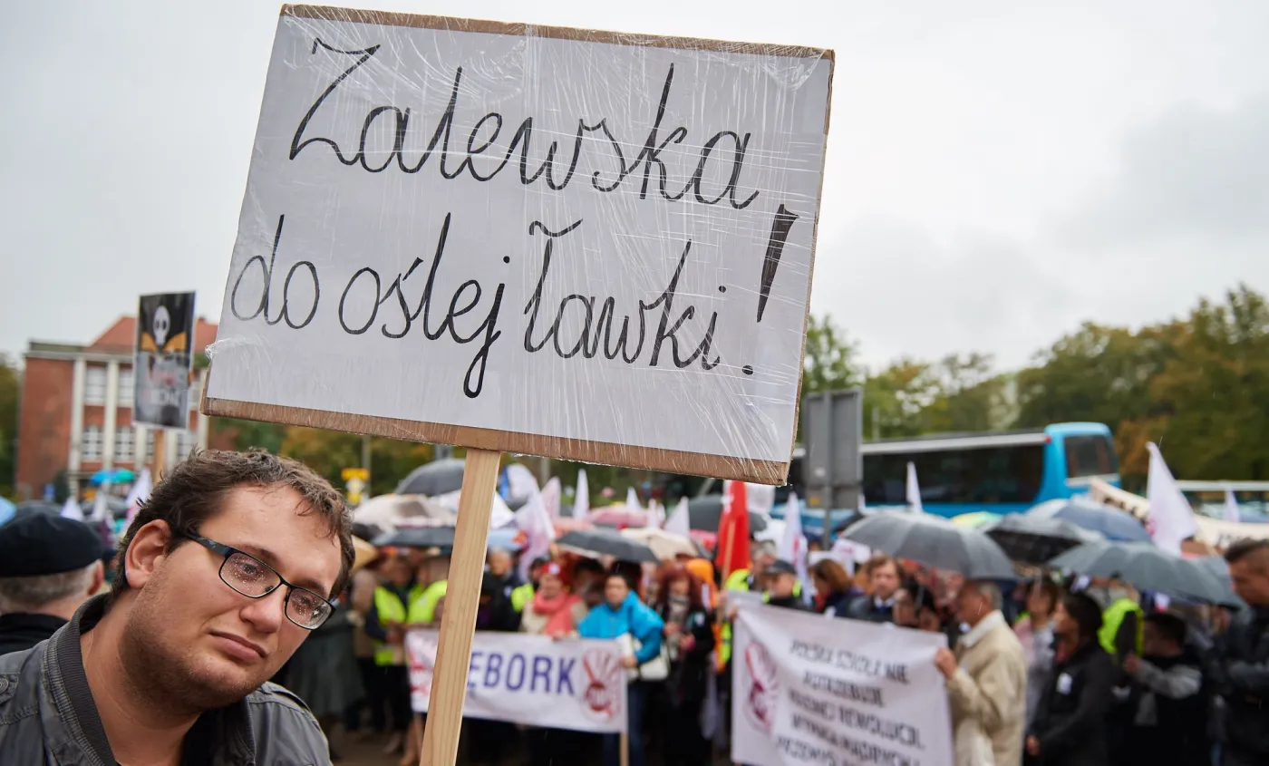 Protest nauczycieli