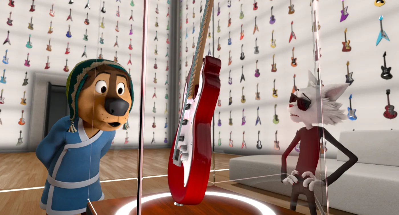 Kadr z filmu "Rock Dog"
