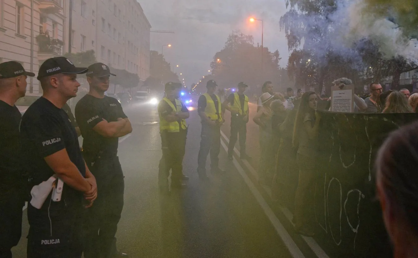 Protesty w Warszawie 
