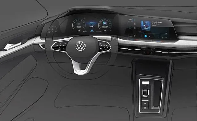 Nowy Volkswagen Golf w ekranach jak Touareg. Oto ósma generacja króla kompaktów