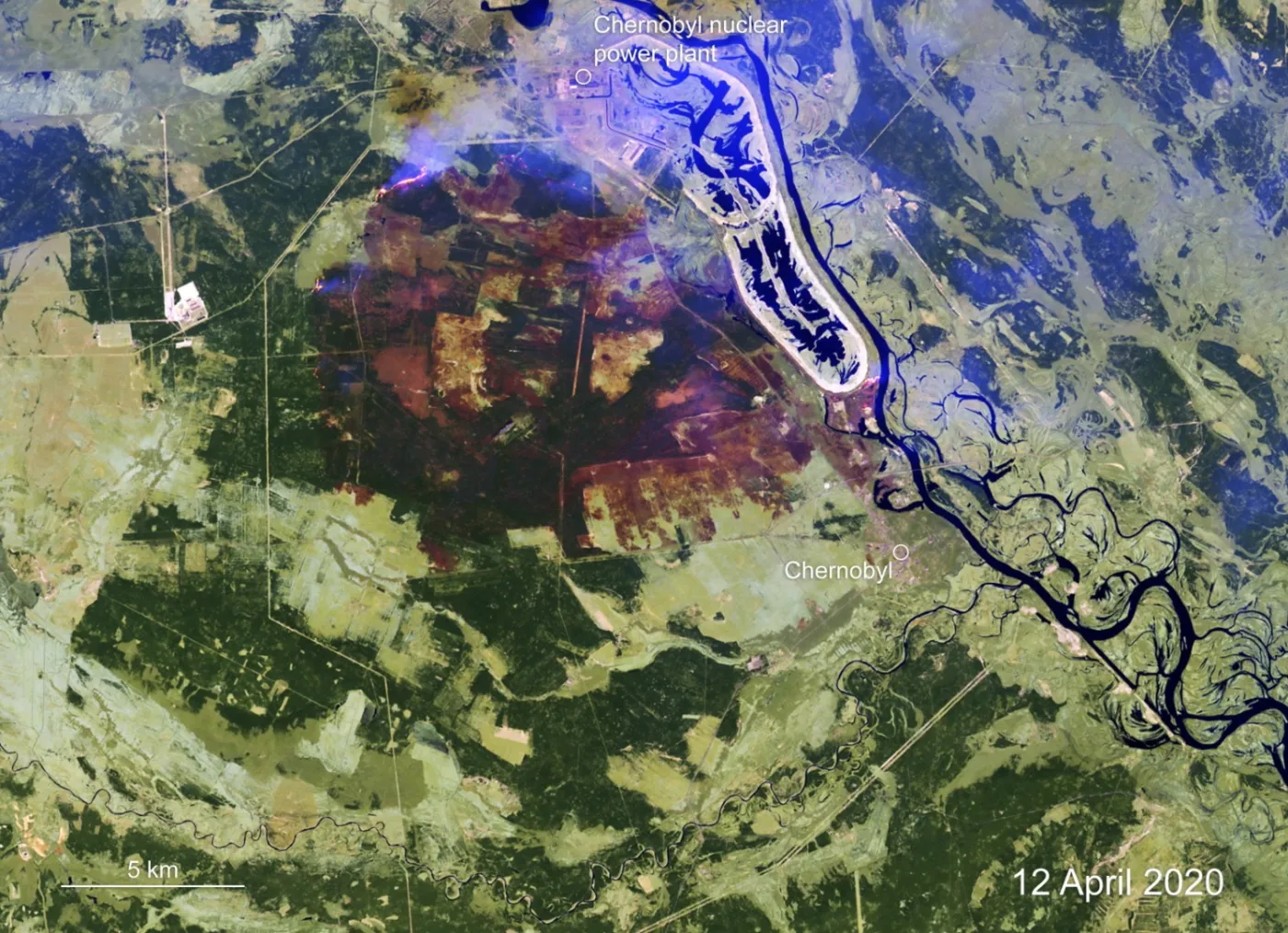 Pożar w Czarnobylu