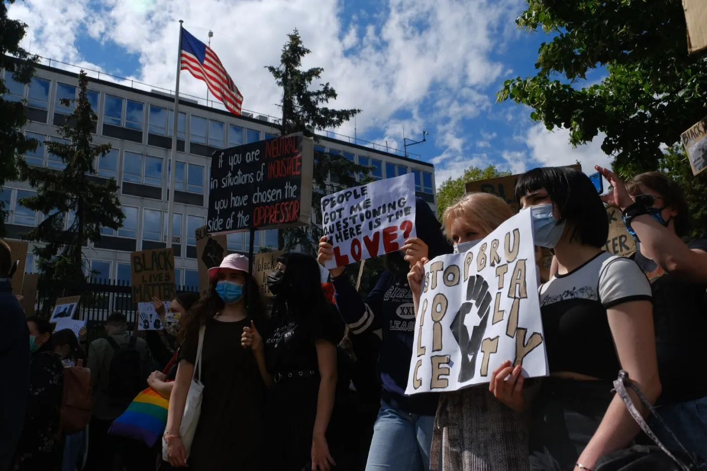 Protest w Warszawie