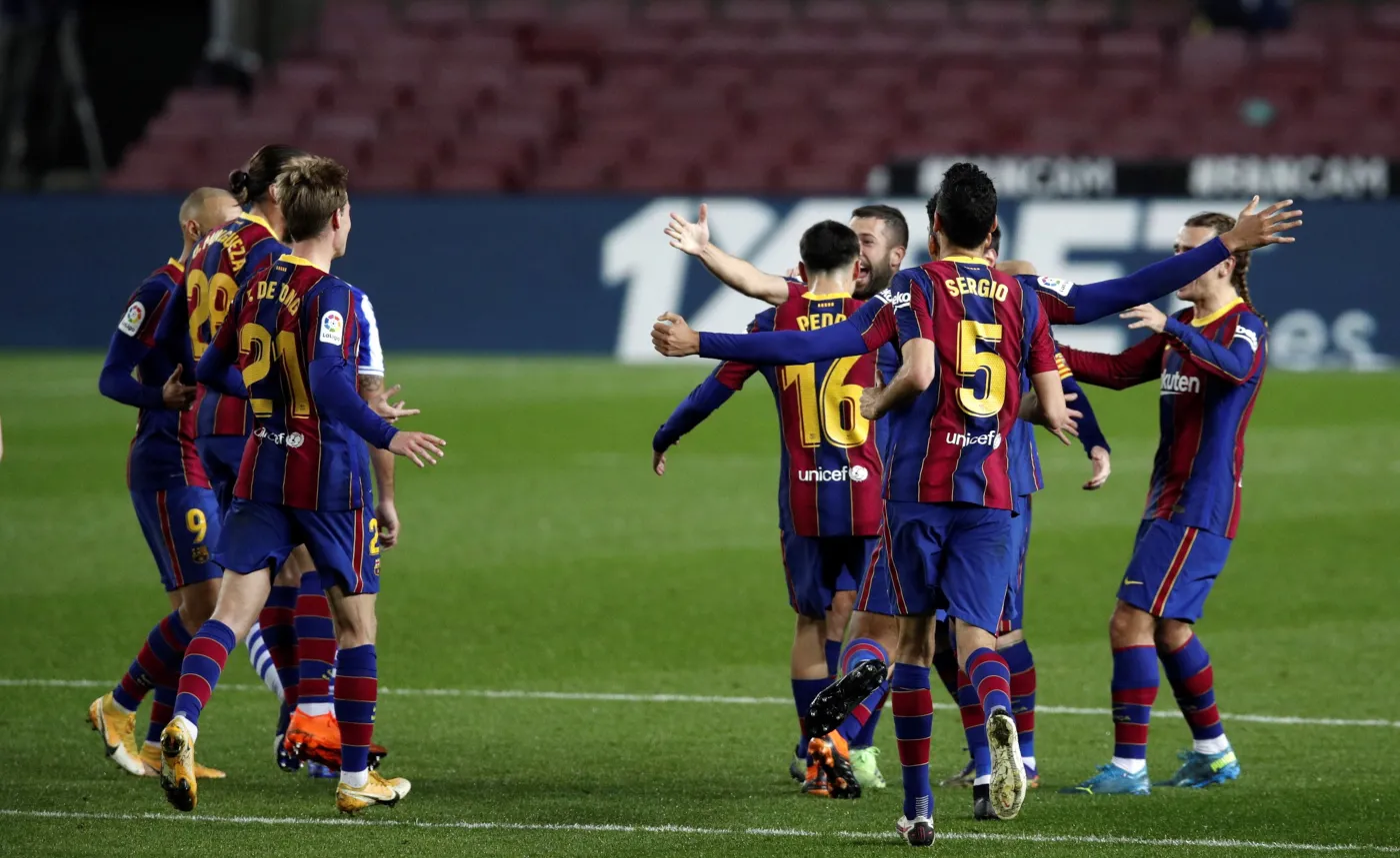 Jordi Alba bohaterem. Barcelona strąciła Real Sociedad z pozycji lidera