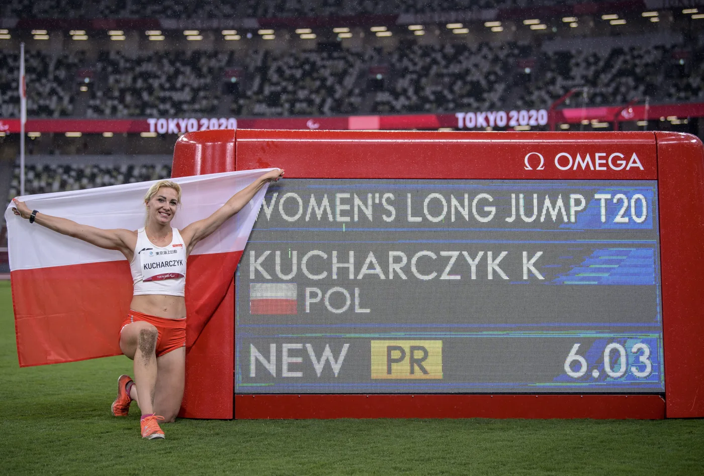 Paraolimpiada. Karolina Kucharczyk złotą medalistką w skoku w dal