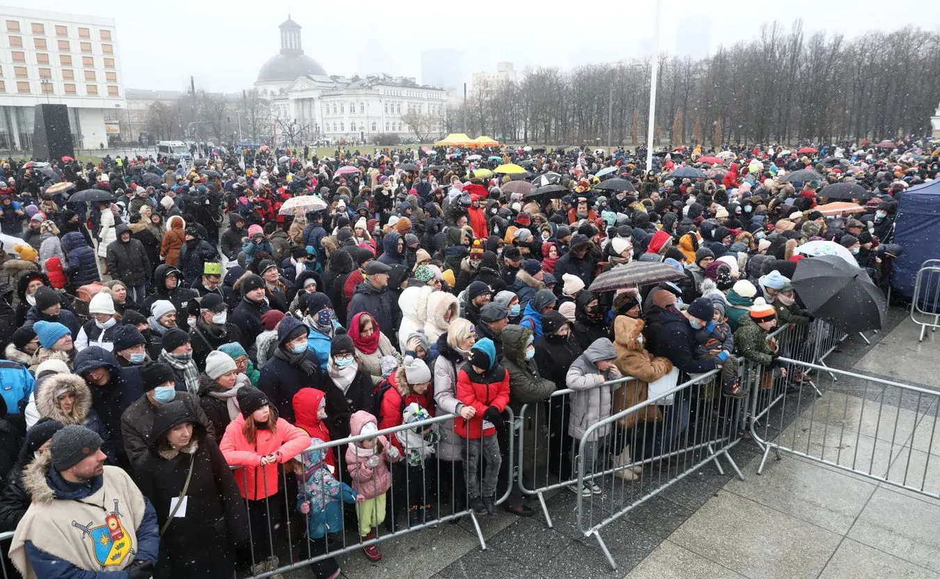 Uczestnicy orszaku