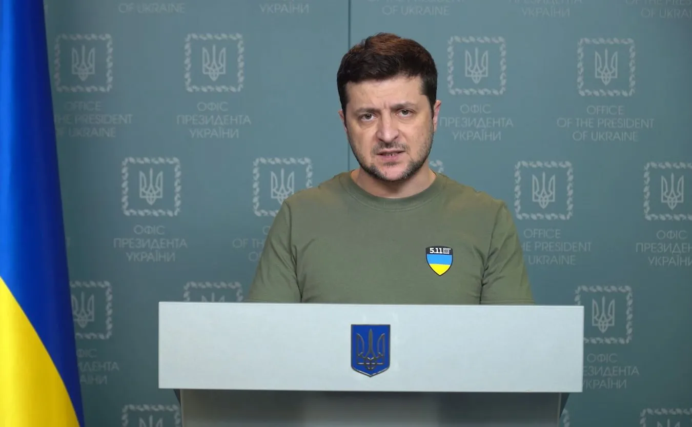 "Walczyć i wypędzać zło". Prezydent Zełenski wystąpił z orędziem
