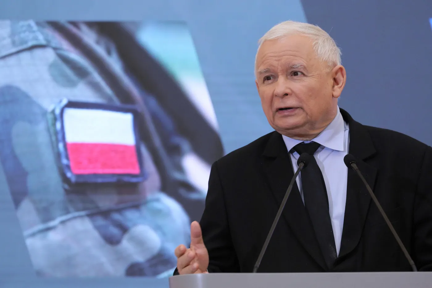 Kaczyński: Stawką tej wojny jest także Polska. Są dowody na zamach w Smoleńsku