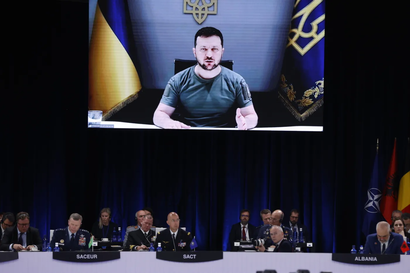 Zełenski podczas szczytu w Madrycie: Wsparcie Ukrainy albo wojna Rosji z NATO