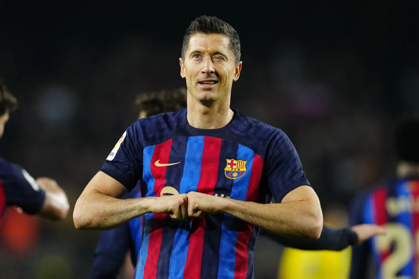 Lewandowski w końcu się przełamał. Gol w meczu z Cadizem [WIDEO]
