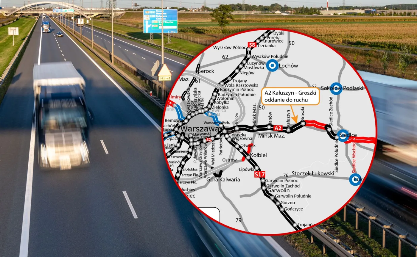 Nowy odcinek A2 udostępniony kierowcom. Kiedy otwarcie całej trasy?