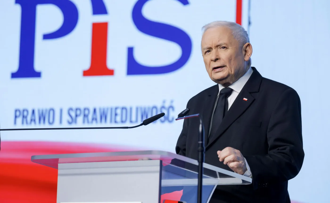 Konferencja prasowa Jaros?awa Kaczy?skiego