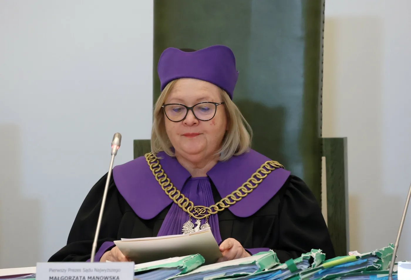 Manowska: Nie można dopisywać niczego do uchwały, zawiadomiłam prokuraturę