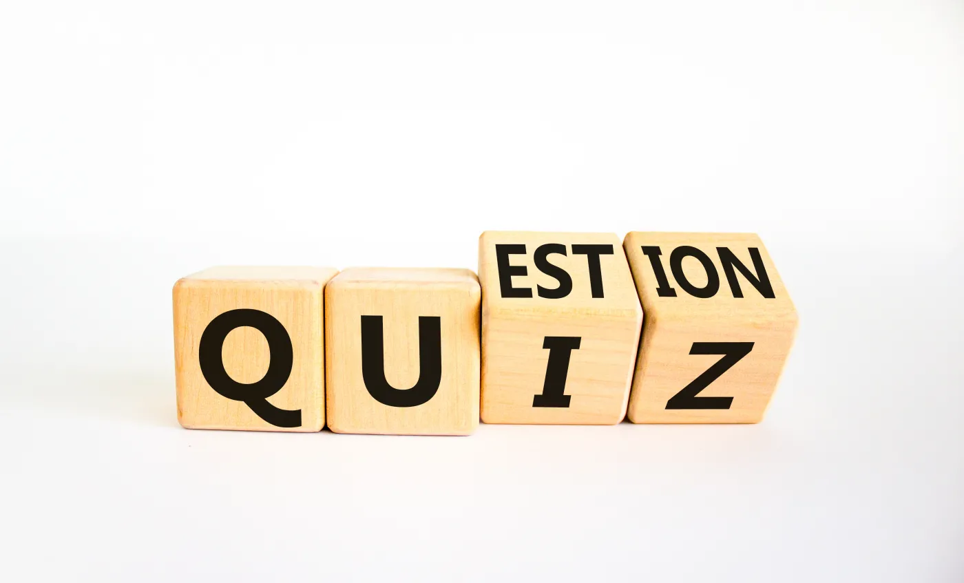 Quiz, quiz time, test