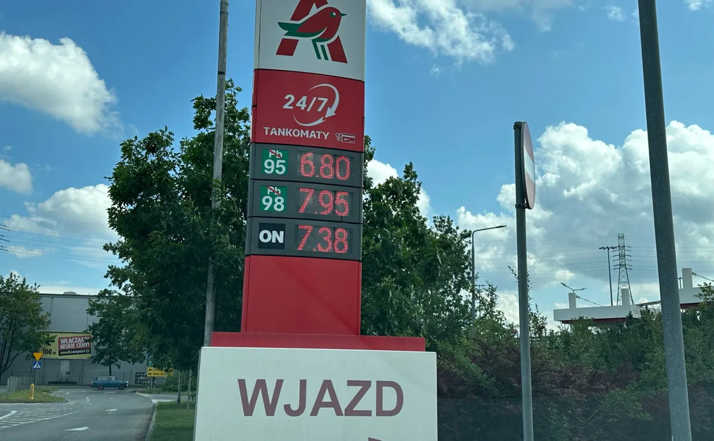 Stacja paliw Auchan
