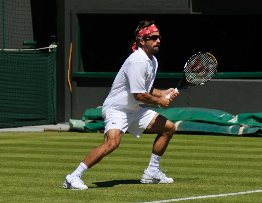 Juan Martin del Potro uwięziony... w windzie