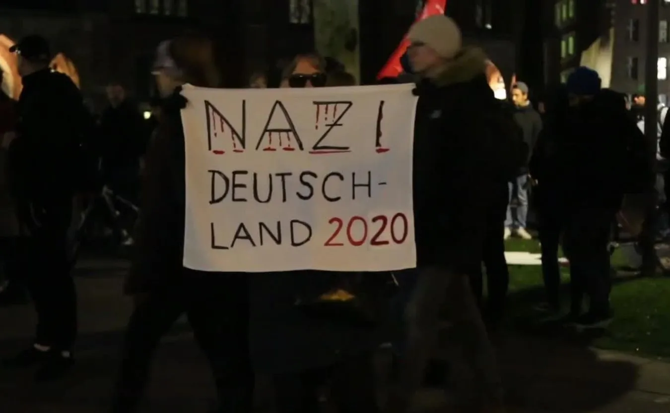 "Nazistowskie Niemcy 2020". Protesty przeciwko skrajnie prawicowej partii [WIDEO]