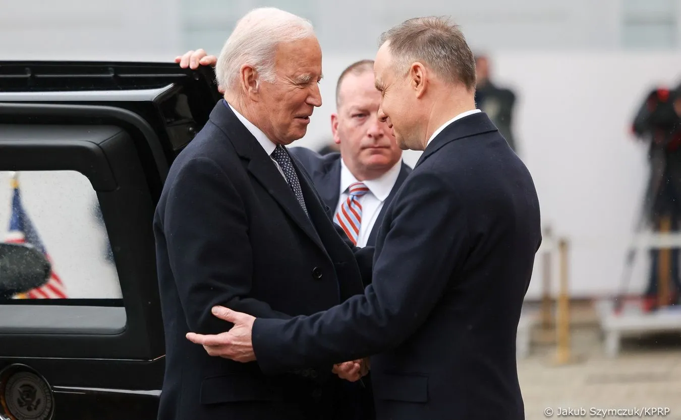 Prezydent Duda o wizycie Bidena w Kijowie: Niezwykle spektakularne posunięcie