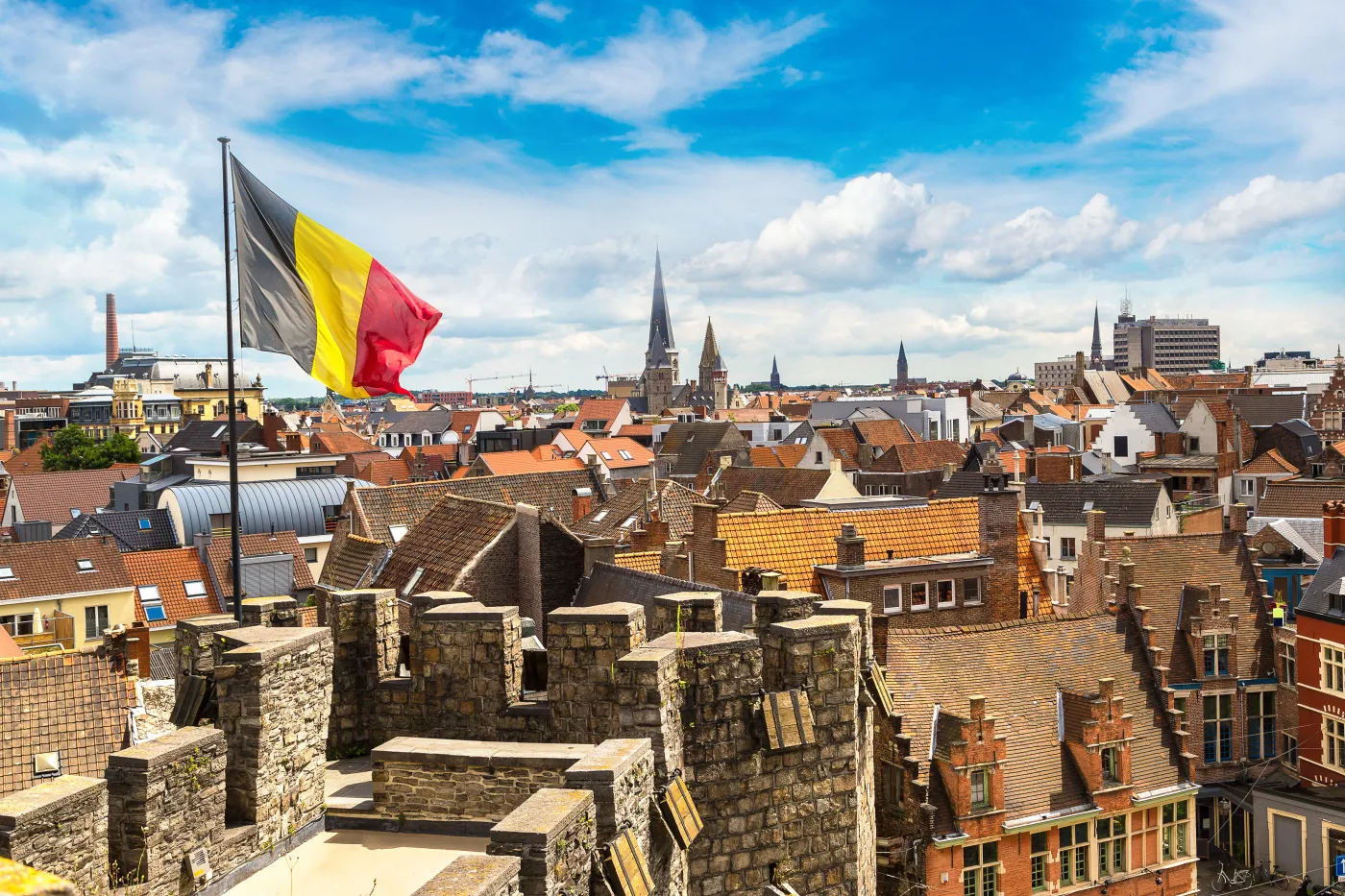 Zamek Gravensteen (Zamek hrabiego) w Gent, Belgia