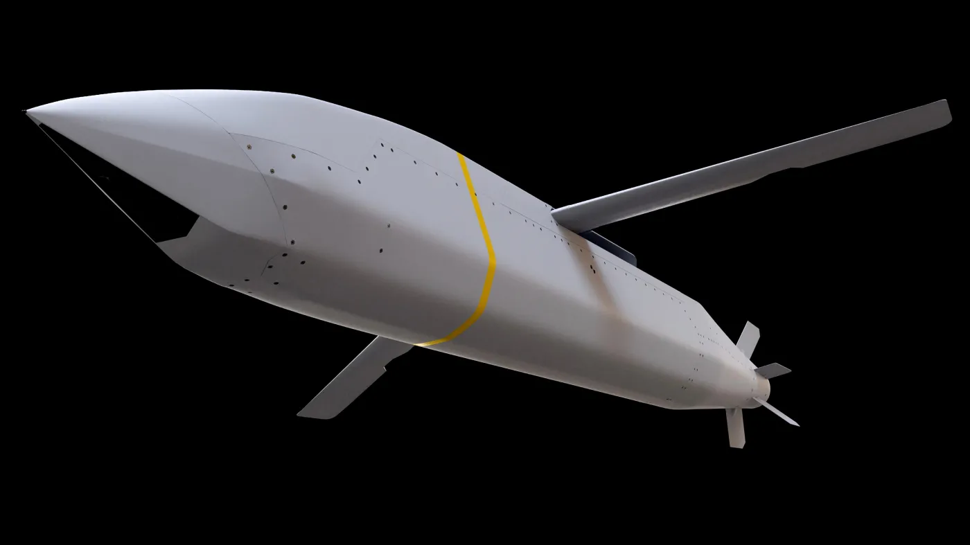 Agm-154,Joint,Standoff,Weapon,Jsow,Bomb,3d,Illustration,In,Black