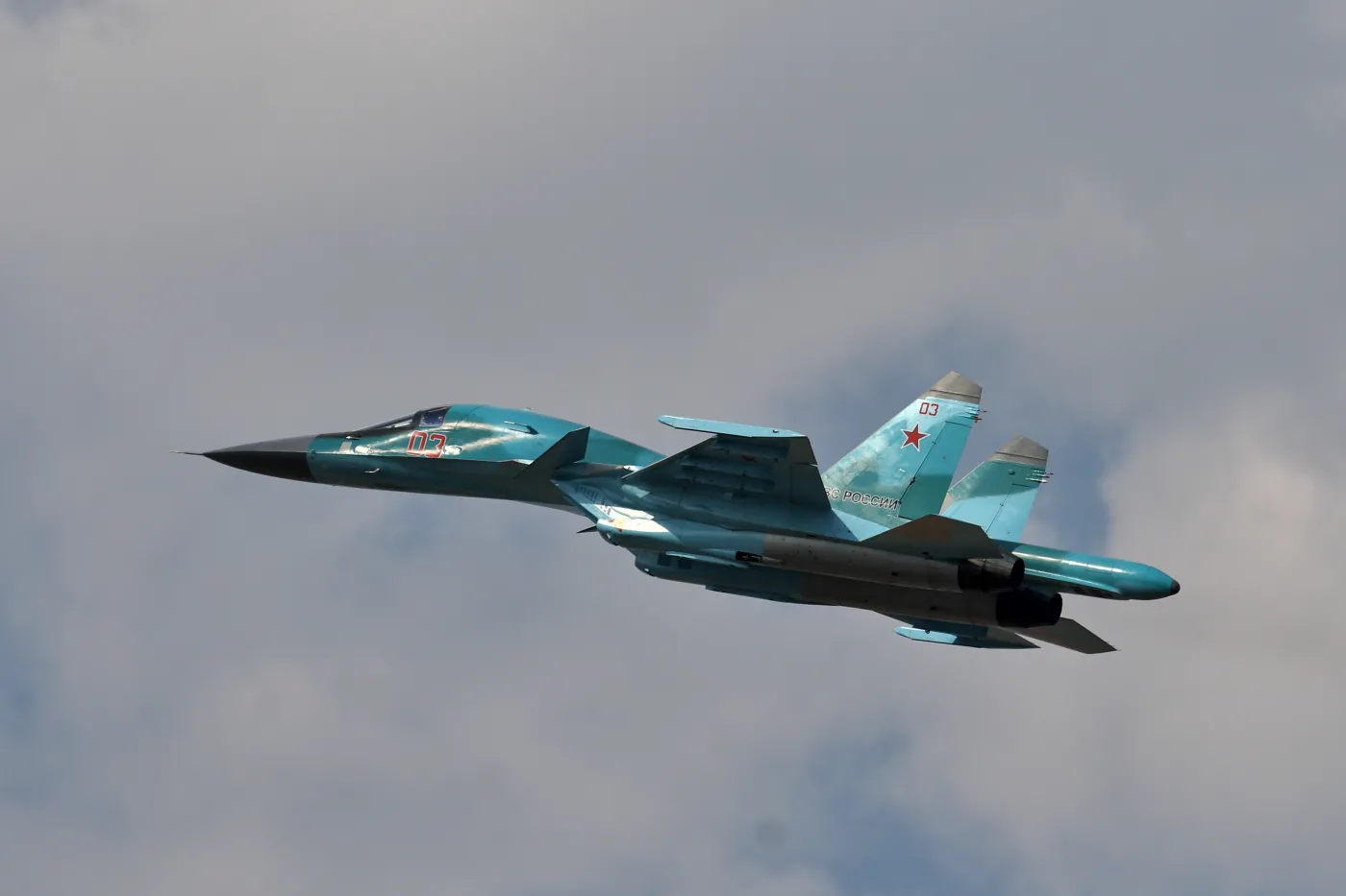 Rosyjski bombowiec SU-34
