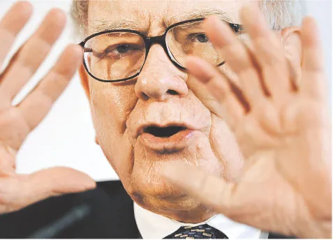 Buffett, guru inwestorów, liczy na lojalność swoich akcjonariuszy