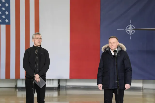 Spotkanie Duda-Stoltenberg. Sekretarz generalny NATO: Wzmacniamy siły odpowiedzi
