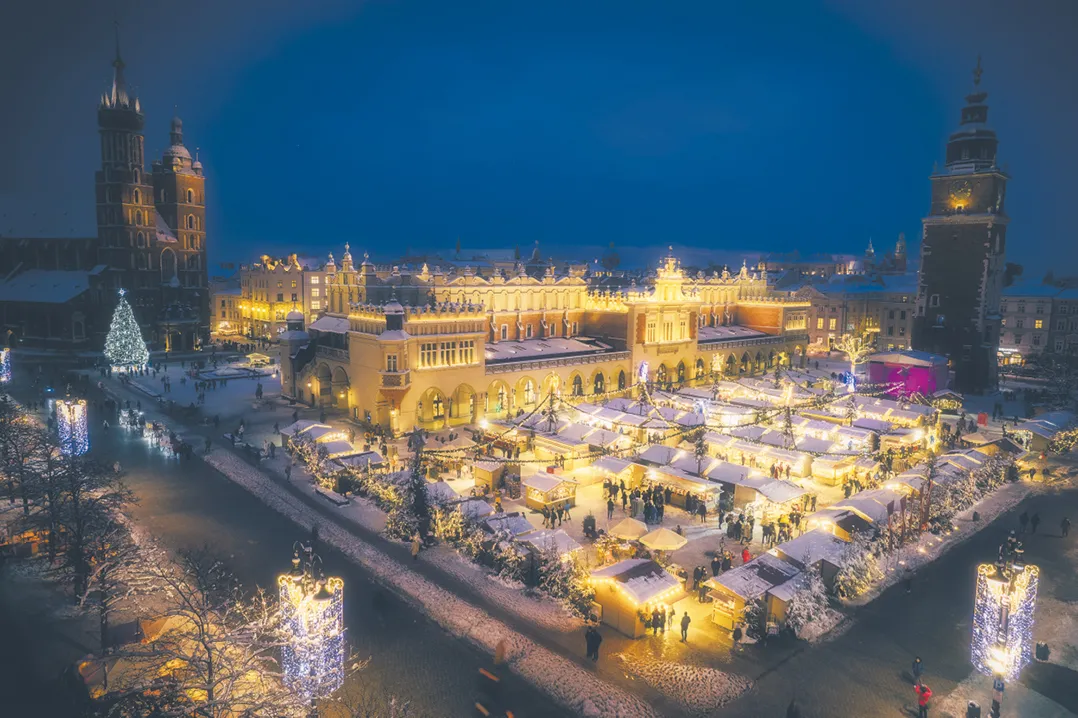 Christmas market in Krakow