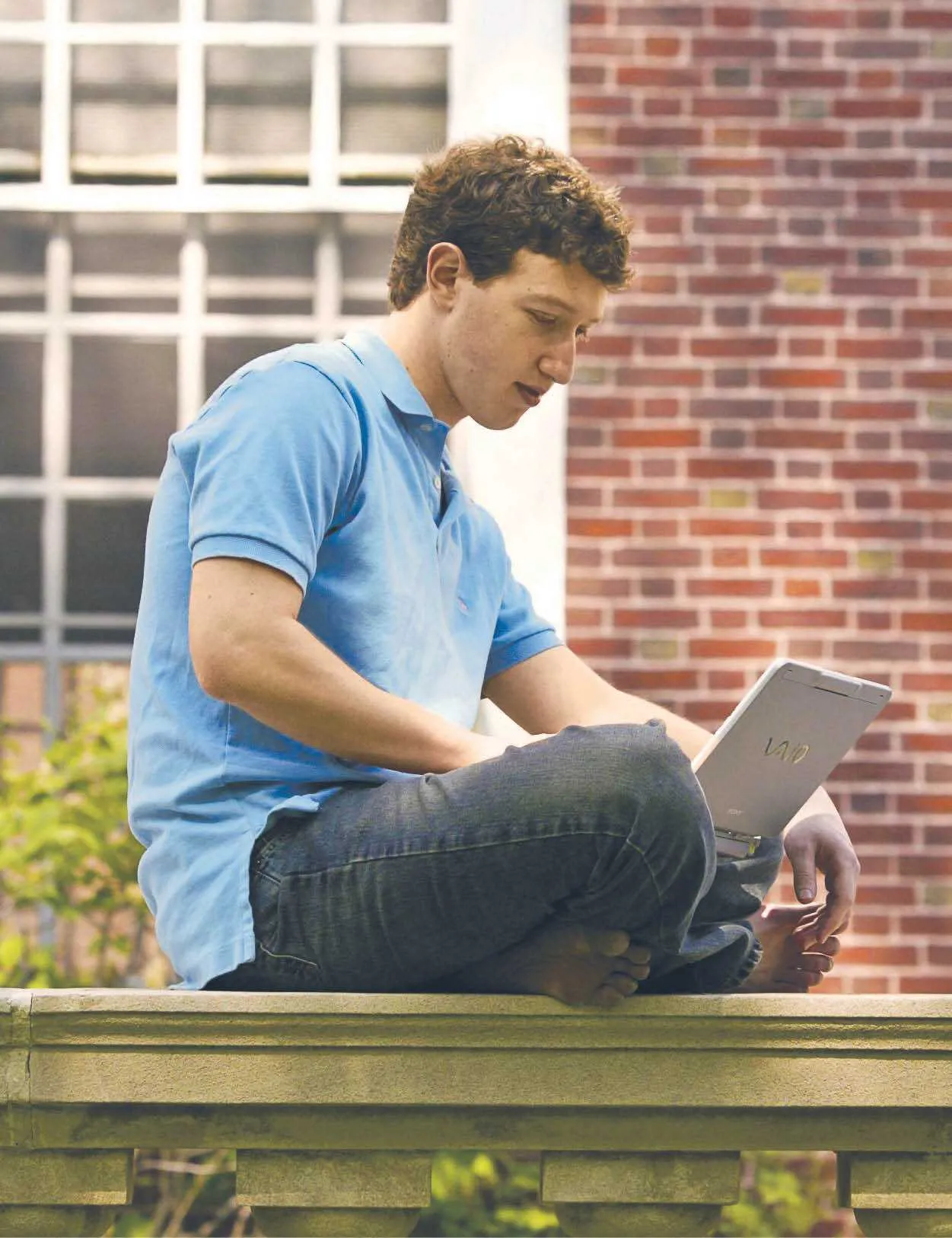 Mark Zuckerberg w roku 2004...