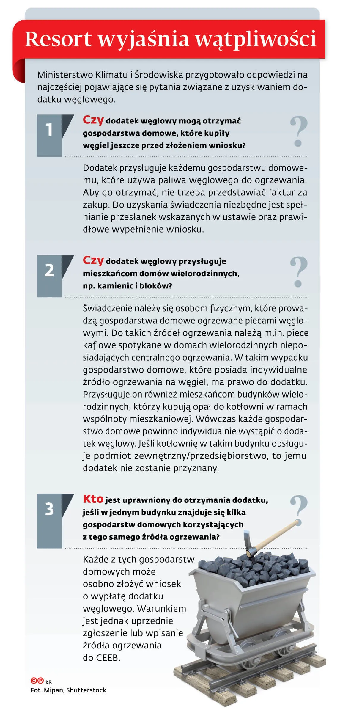 Resort wyjaśnia wątpliwości