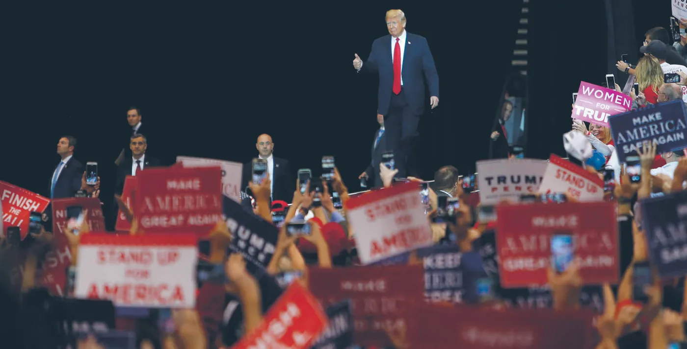 Twardy elektorat chce Trumpa, a nie focha establishmentu