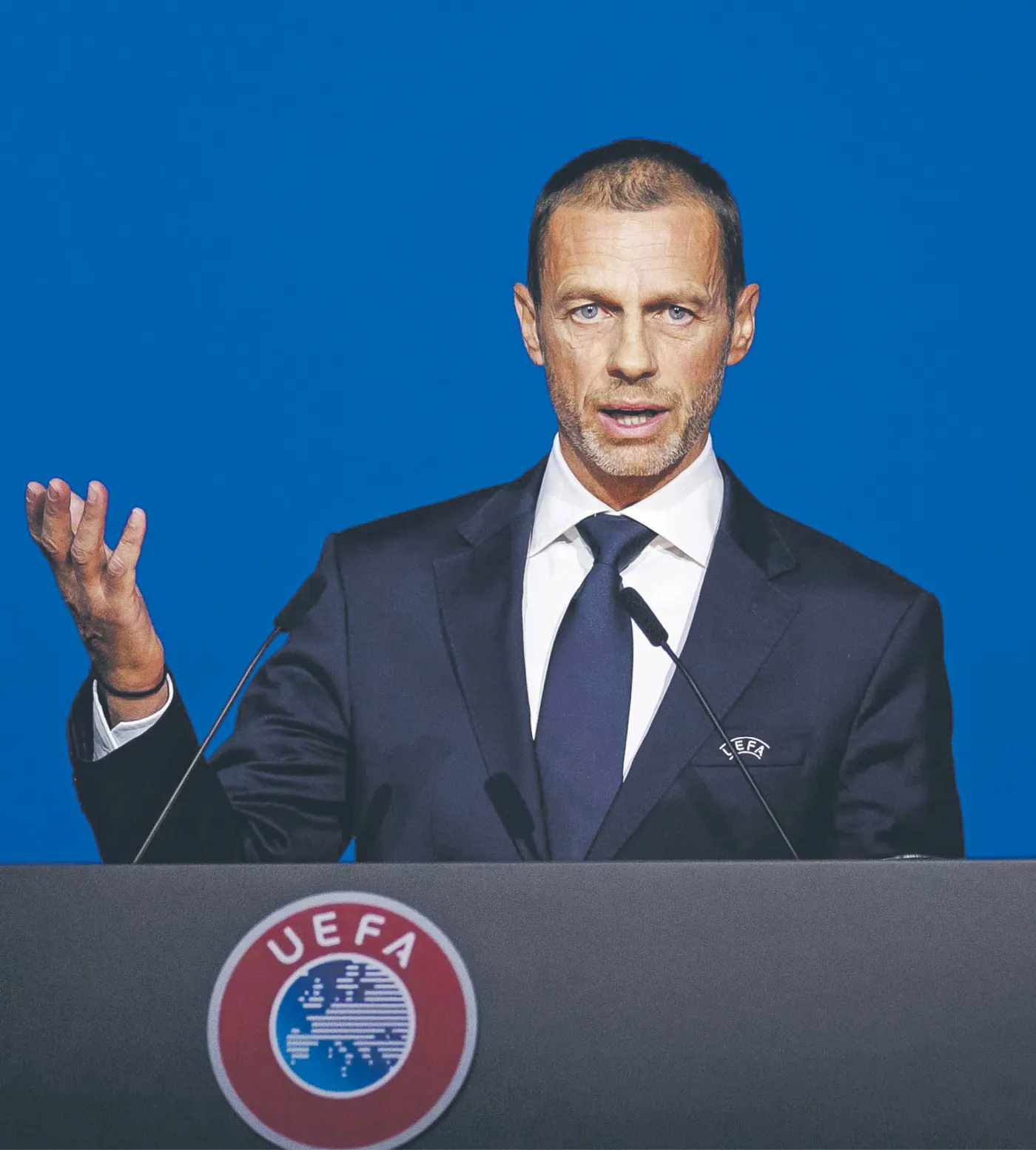 Szef UEFA Aleksander 