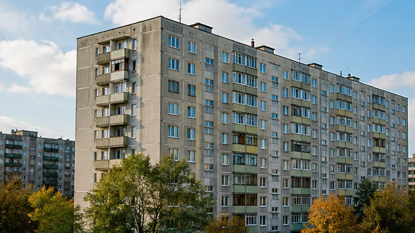 Blok mieszkalny wielka płyta