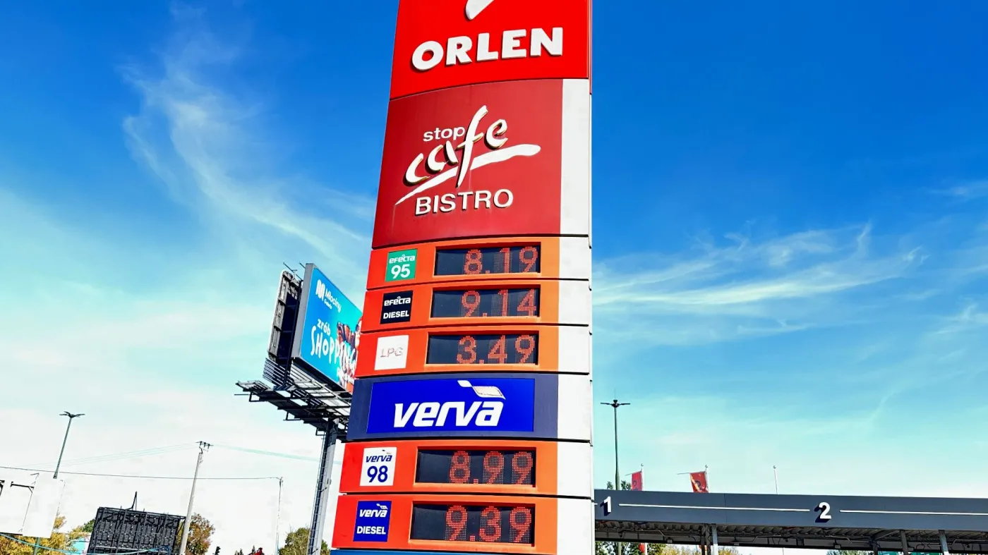 Ceny paliw na stacji Orlen