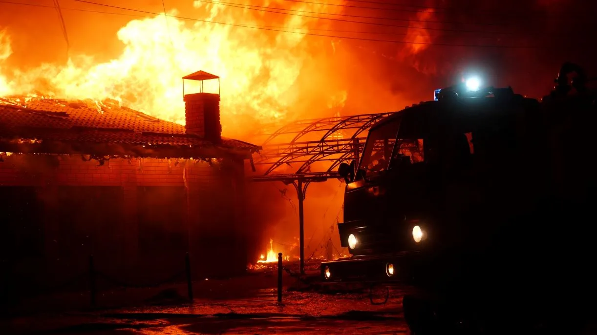 pożar ogień straż pożarna