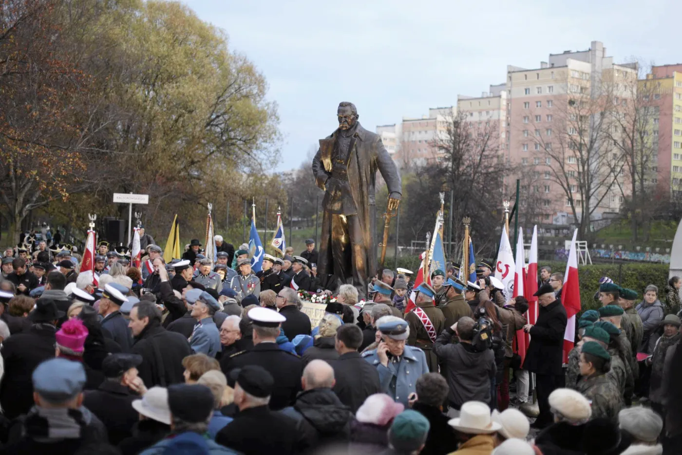 Pomnik Józefa Piłsudskiego stanął w Gdyni