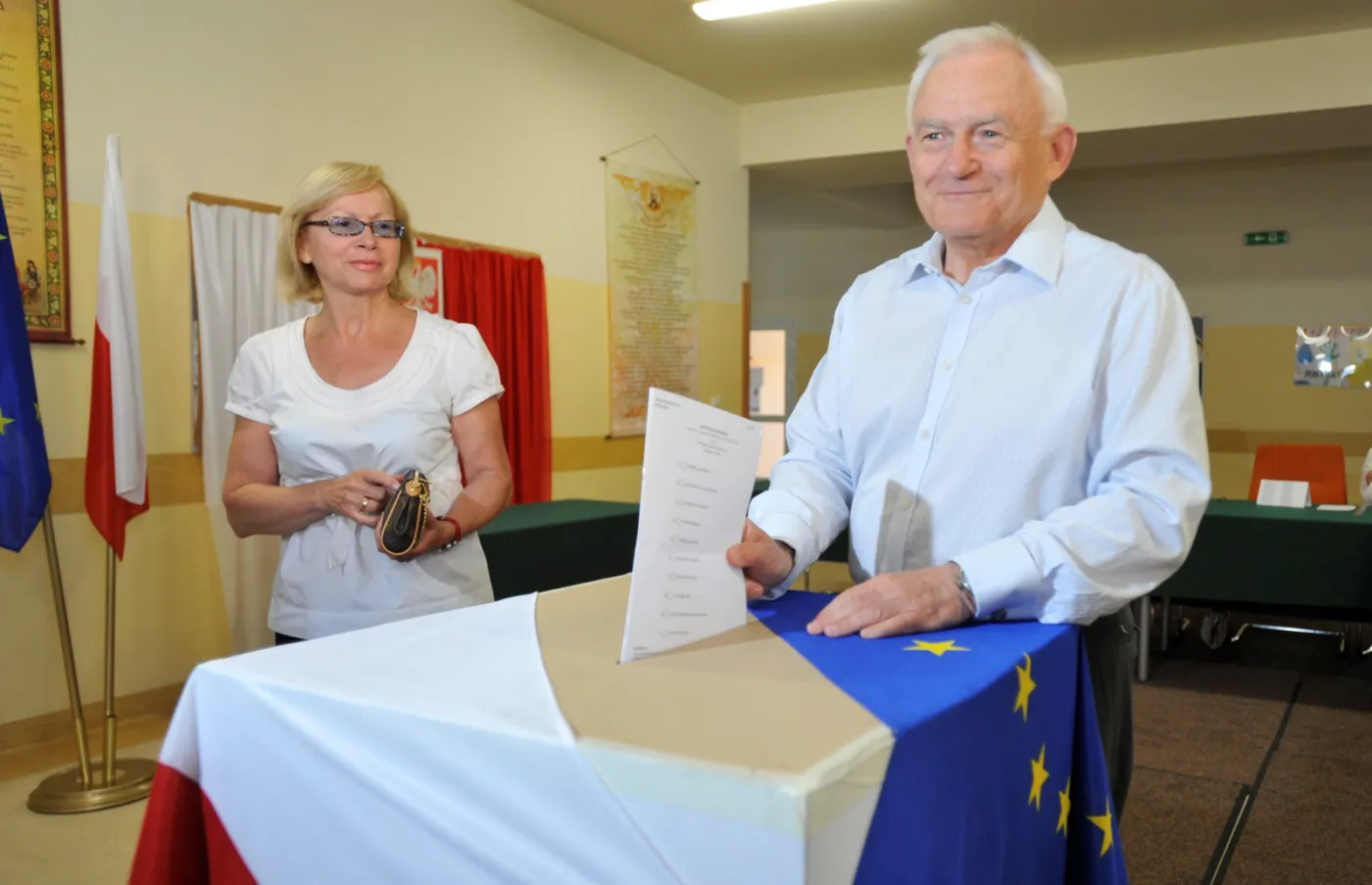 Leszek Miller z żoną